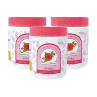 PACK 3 CREMA CORPORAL ROSAS 260ML BIOAQUA